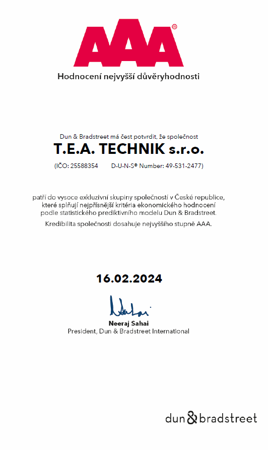 AAA certifikát